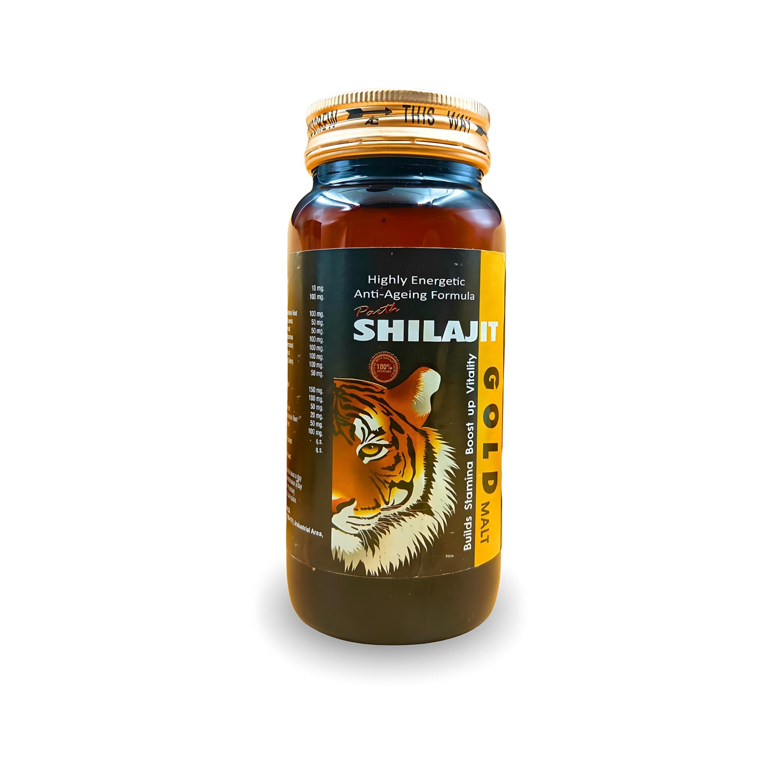 HERBSHD Ayurvedic ShilajIt Gold Malt | 400 GM | Pack of 2