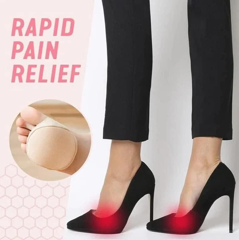 FLORISCA Florisca Honeycomb Forefoot Pads Women High Heels Invisible Socks Cushions For Pain Relief Non-Slip Toe Socks Reusable Ball Of Honeycomb Fabric Pads Invisible Women And Men 1 Pair