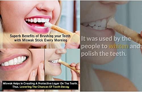 Billion Deals Natural Traditional Miswak (sewak) Peelu Chewing Stick Toothbrush for Whiter Teeth (3)