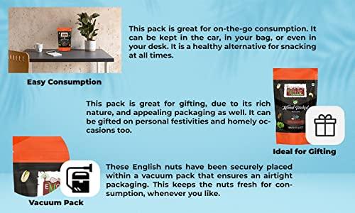 ENGLISH NUTS-THE DRY FRUITS HOUSE English Nuts Premium Kashmiri Walnut Quarter Kernels, Akhrot Giri Dry Fruits, Rich in Antioxidants, Gut Health Healthy Snacks (1000g)