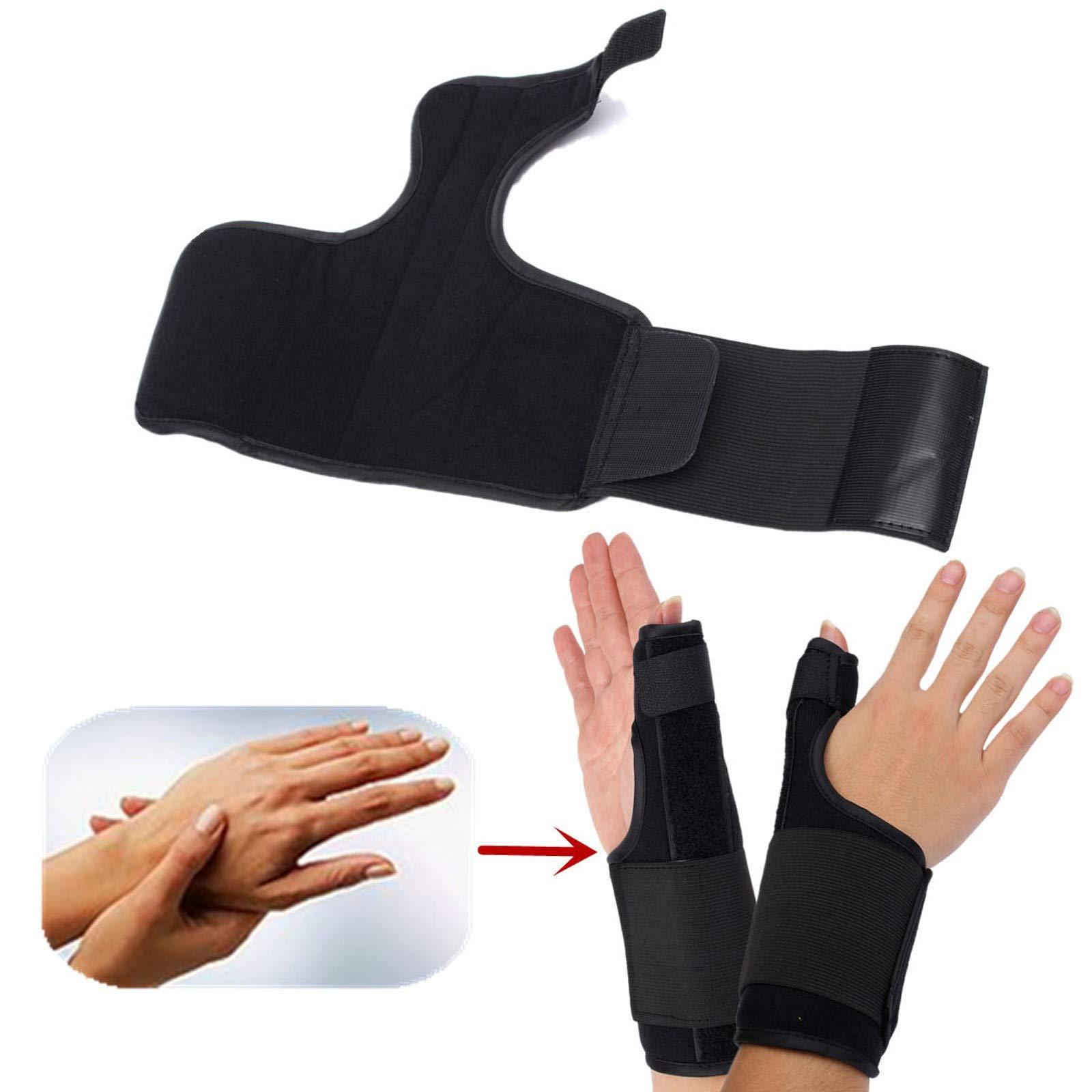 Orthowala Orthowala  - Thumb Spica Metal Splint Support - Premium Range- Size For All, design for left & right hand