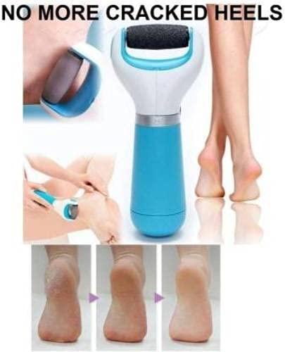 RENUMAX RENUMAX Best-Foot scrubber||Cracked Heels Pedicure||Dead skin Remover of Feet Massager||Callus Remover Perfect Electronic Dry Foot File||Coarse roller head||with diamond crystals (3)