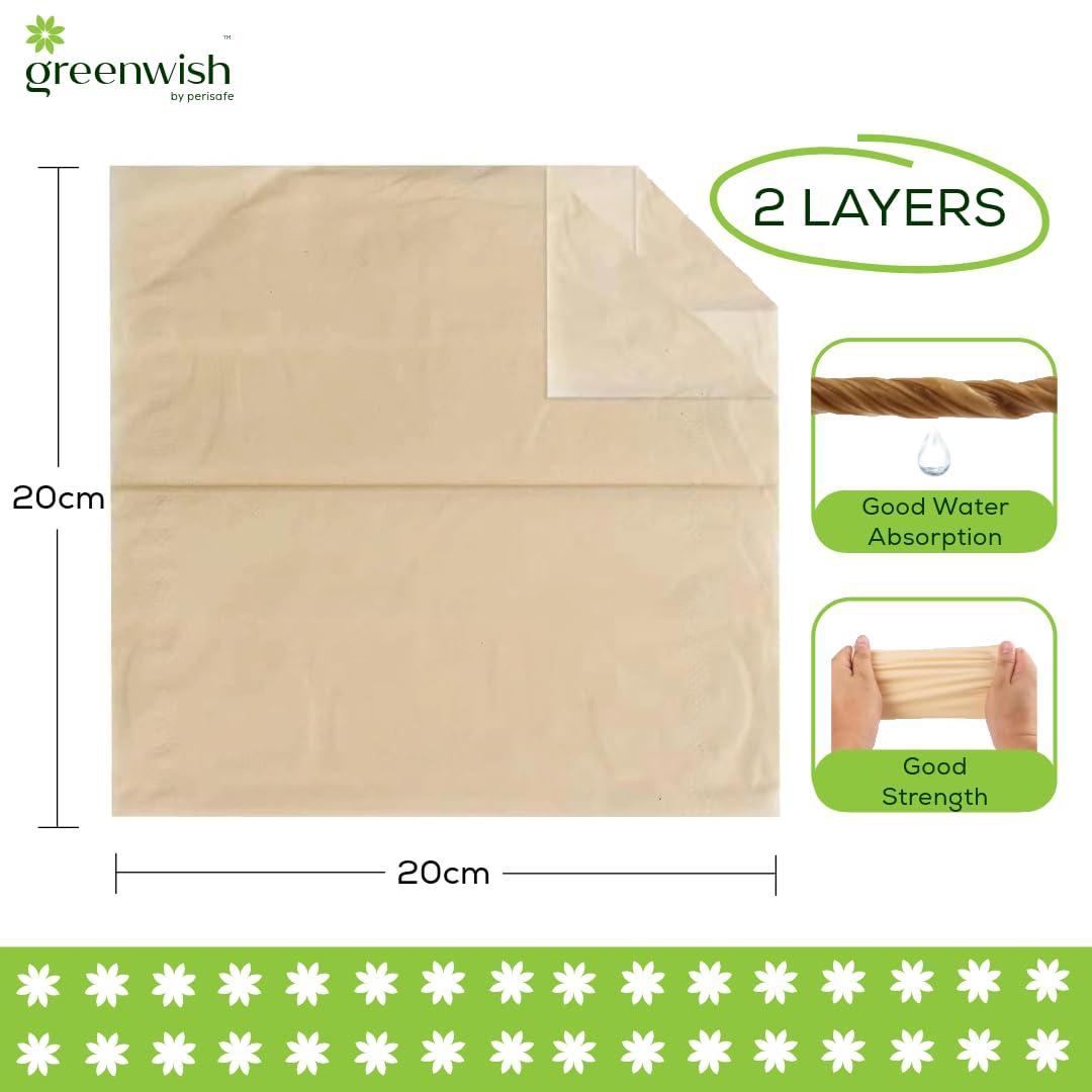 GREENWISH Greenwish Bamboo Soft Facial Tissue Box-100pulls (Pack of 6), 100% Biodegradable, Eco friendly and Chemical Free, Car Tissue Box