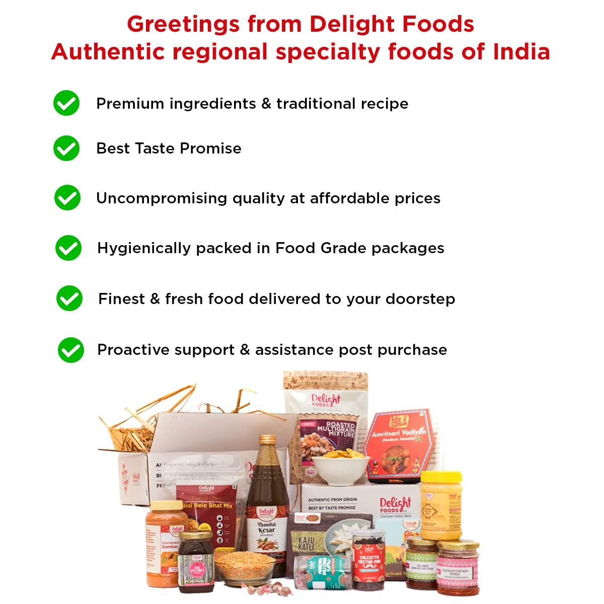 Delight Foods Delight Foods Low Fat Makai Papdi - Healthy Snacks (300g)