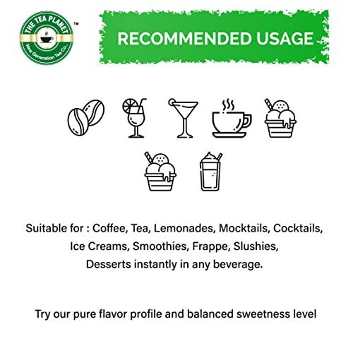 The Tea Planet The Tea Planet Tusli Flavoured Syrup mix for Coffee, Tea, Milkshakes, Ice creams and Speciality Cocktails - 700ml