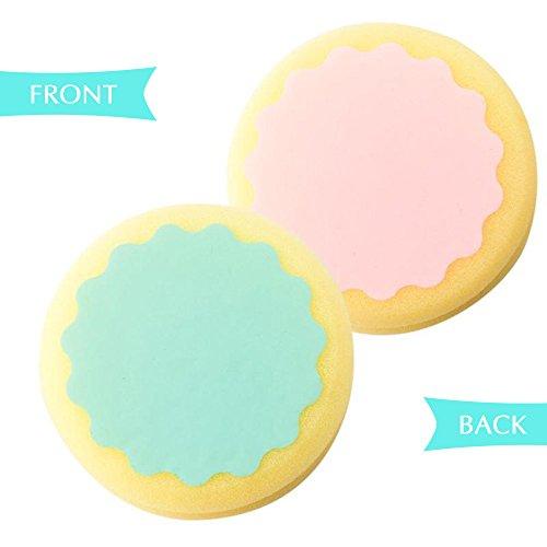 KKmoon-1 1Pcs Magic Painless Hair Removal Popular Depilation Sponge Pad Effective Remove Tool Heart Shape