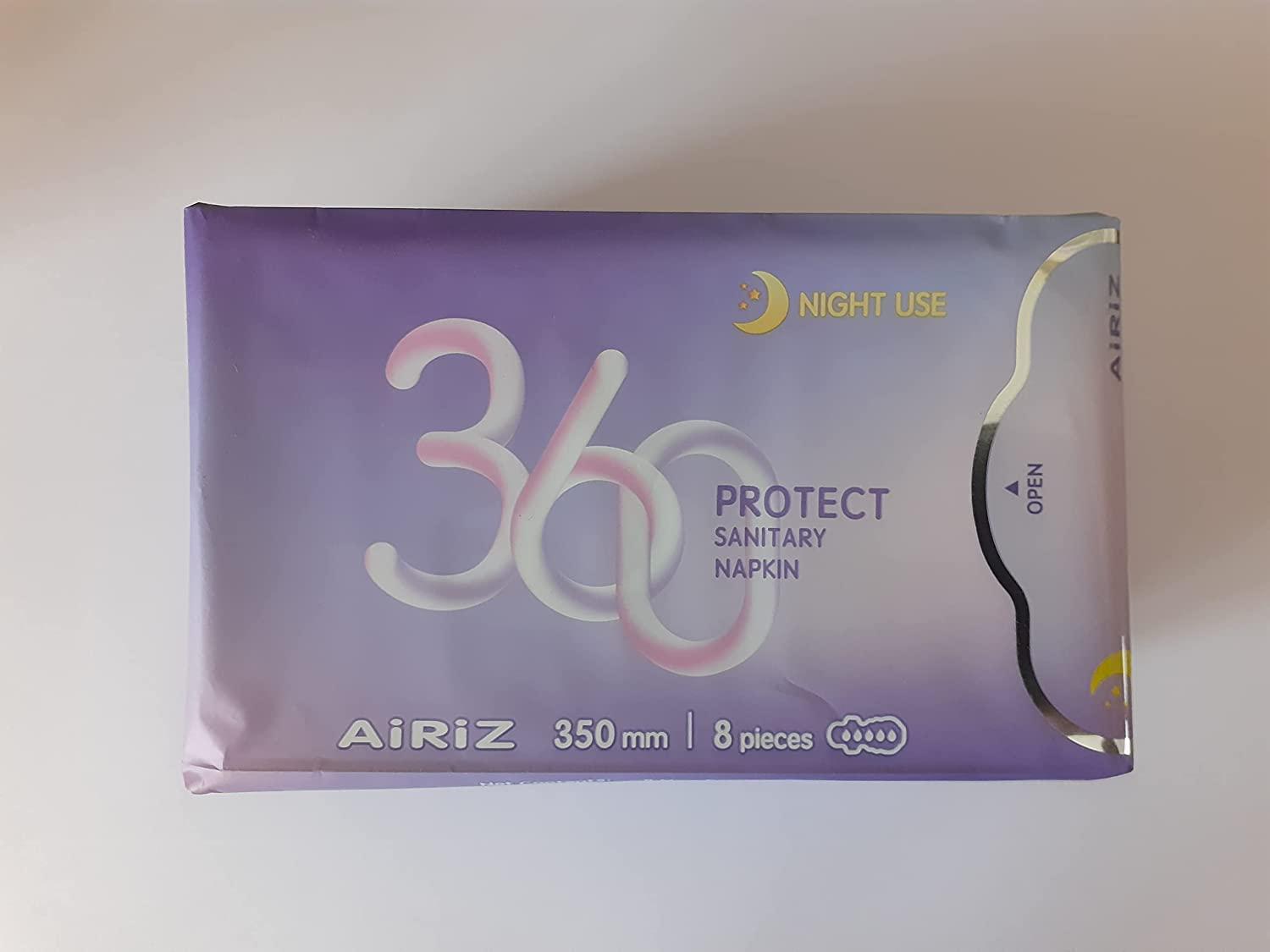 AIRIZ AIRIZ Airiz Sanitary Napkin 350mm size with 8 Sanitary pads (1)
