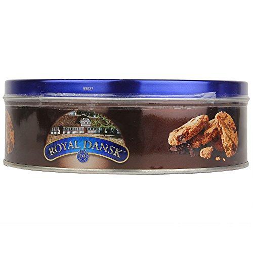 Royal Dansk Royal Dansk Choco-Chip Cookies 340g || Danish Cookies from Denmark in Iconic Blue Tin || Cookies for Tea Time, Snacks, & Gifting || Share with Friends & Family