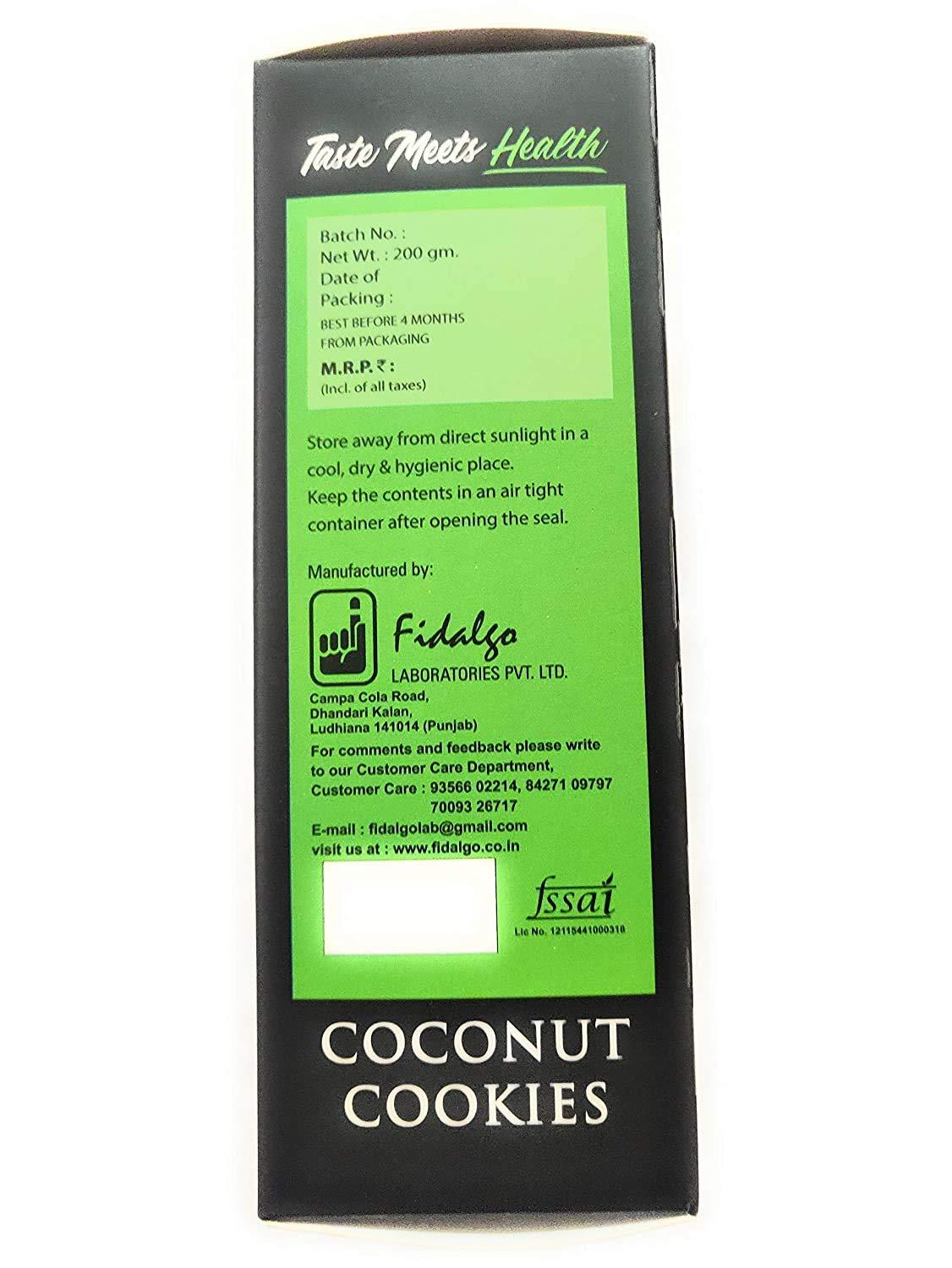 Fidalgo Fidalgo's Gluten Free Multigrain Butter Cookies with Coconut Cookies - 200 Each