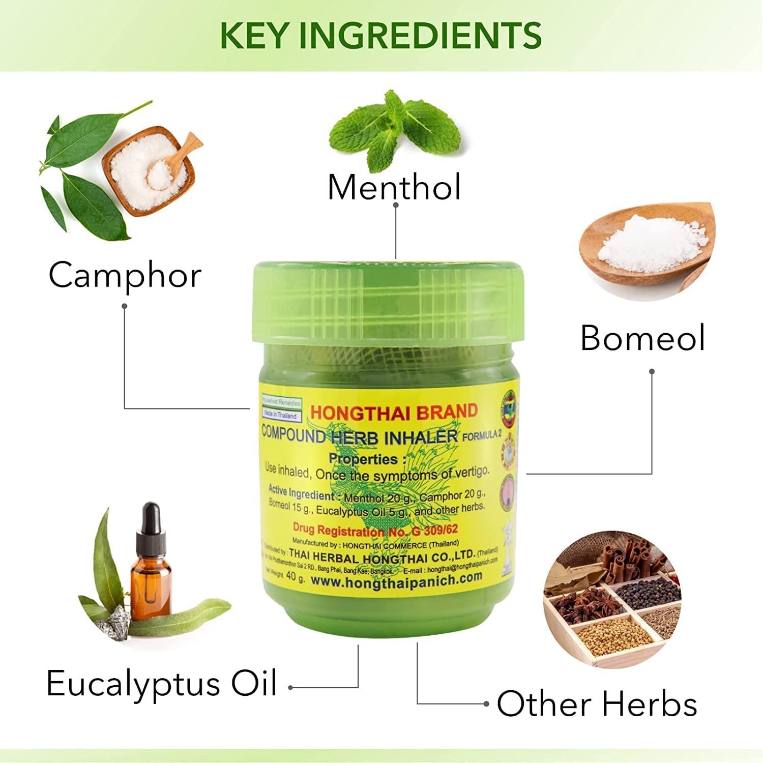 JAMPS JAMPS Hongthai Brand Compound Herb Inhaler Thai Herbal Co.ltd Made in Thailand Qty 03