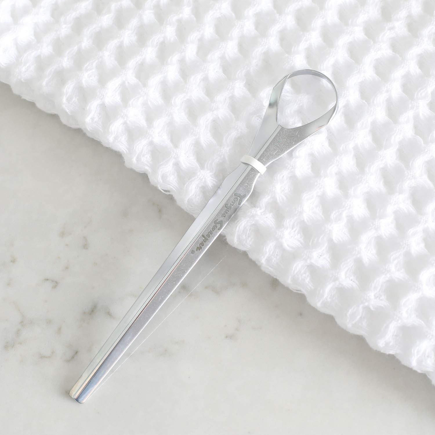 Tongue Sweeper Tongue Sweeper Model P Stainless Steel Tongue Cleaner