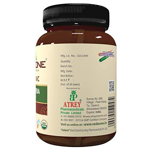 VEDAONE Vedaone Aloe Vera Tablets as Herbal Supplements - 100% Pure Organic Aloe Vera Extract 750mg 60 Tablets (Pack of 2)