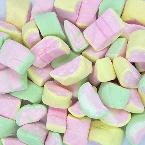 Veganic Veganic Watermelon Shape Marshmallows 175g 80 Pieces Strawberry Vanilla Flavour Cute Marshmallow Candy Soft And Tasty Candy Perfect For Kids Adults
