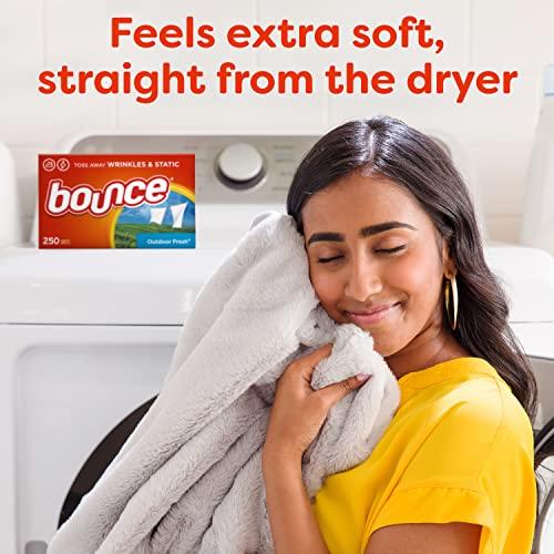 Bounce Bounce Outdoor Fresh Fabric Softener Sheets, 120 Count