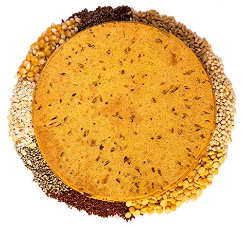 Gagan Enterprise Gagan Enterprise Desi Tortillas, Masala Oats-200g & Bhel Masala Flavor-125g, Roasted Diet Snack, Zero Trans Fat Khakhra, Puffed Rice Snack, No Cholesterol, Pack of 2 (one of Each)