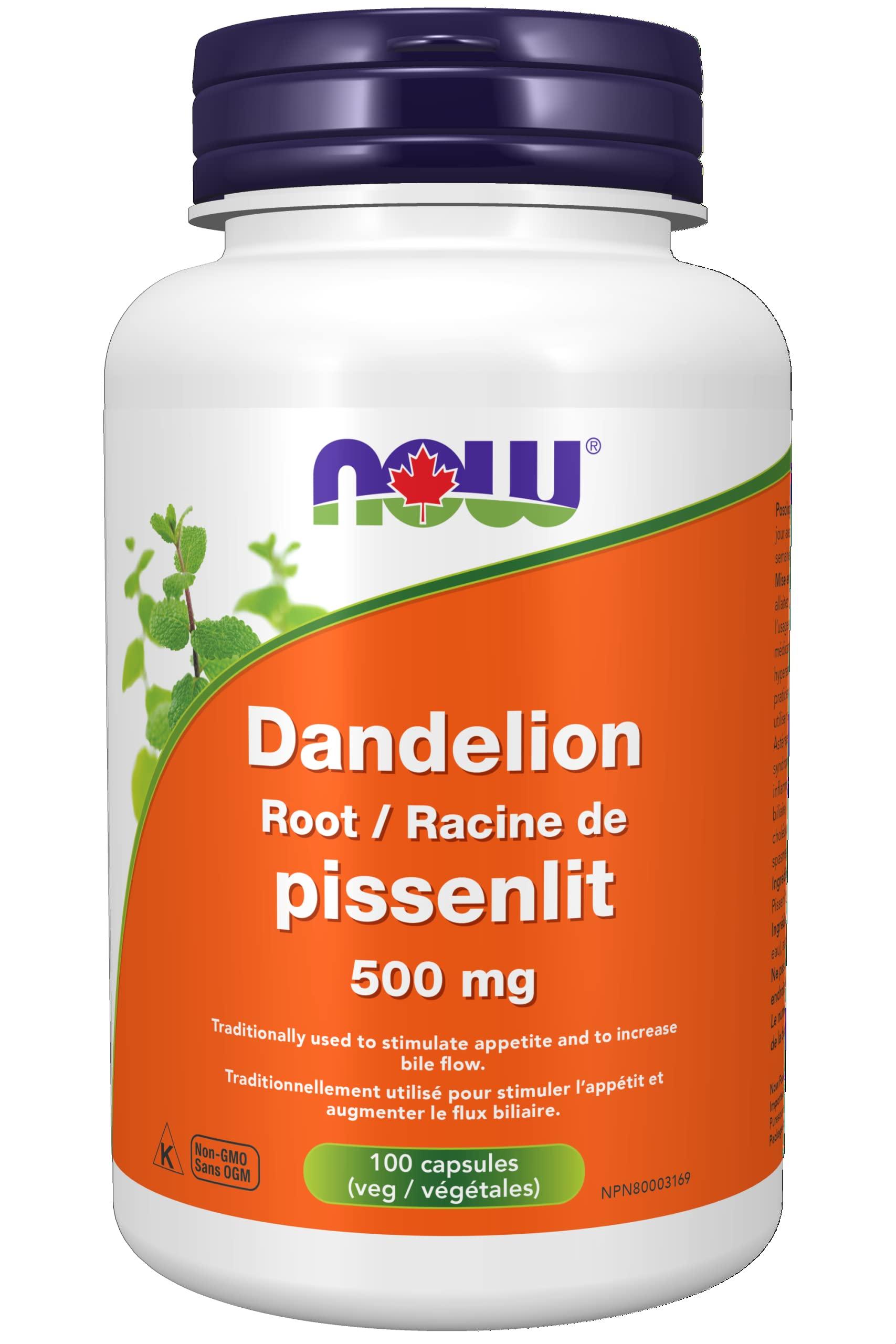 Now Foods Now Dandelion Root 500mg 100vcap