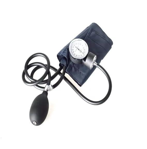 RCSP RCSP Aneroid Sphygmomanometer Manual Blood Pressure Monitor Kit, BP Cuff with Latex Free Inflation Systam with Calibrated Nylon Cuff,