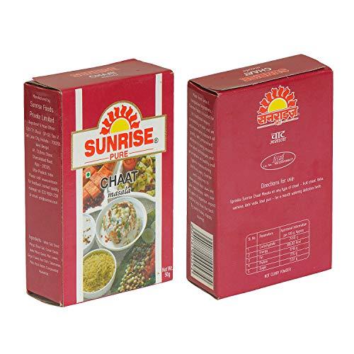 Sunrise Pure Sunrise Chaat Masala, Garam Masala, Mix Masala, Shahi Garam Masala, Tadka Masala, Each Pack 50gm with Compounded Hing 25gm (Pack of 6)