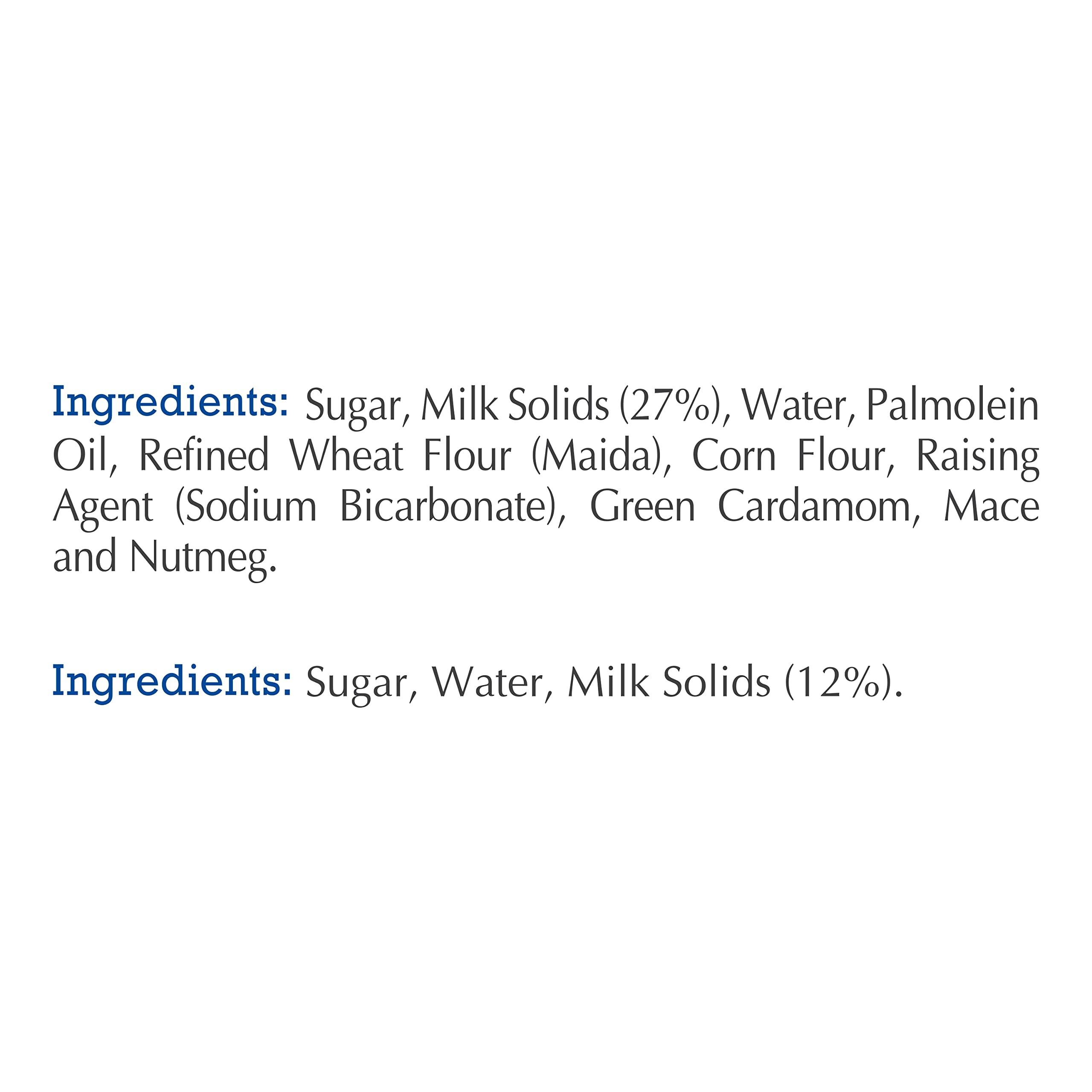 Gits Gits MiNi Gulab Jamun + MiNi Rasgulla | 2Kg (1Kg MiNi Gulab Jamun Tin + 1Kg MiNi Rasgulla Tin) | Open & Eat | 30 Pieces Per Can | Mouth-Watering Indian Mithai | Festive combo