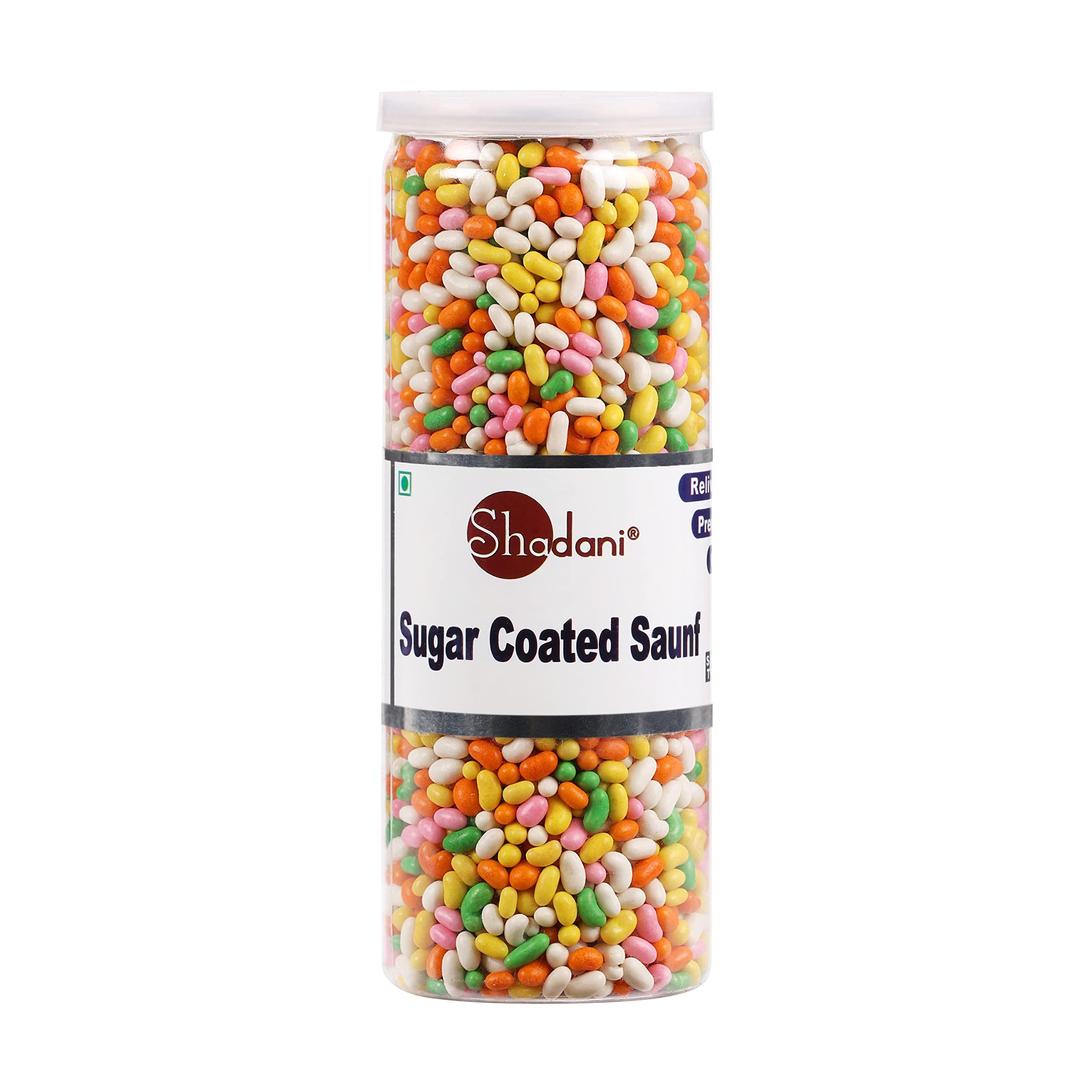Shadani Shadani Sugar Coated Saunf Can 270g