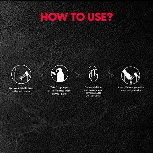 MENVERSE Menverse Intimate Wash for Men 150 ml | With Tea Tree Oil | pH Balanced Foaming Hygiene Wash | Anti Bacterial, Anti-Odour | Paraben Free & Sulfate Free