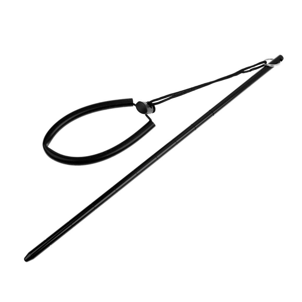 UJEAVETTE UJEAVETTE Light Aluminium Alloy Scuba Diving Stick Pointer Rod with Wrist Strap Black
