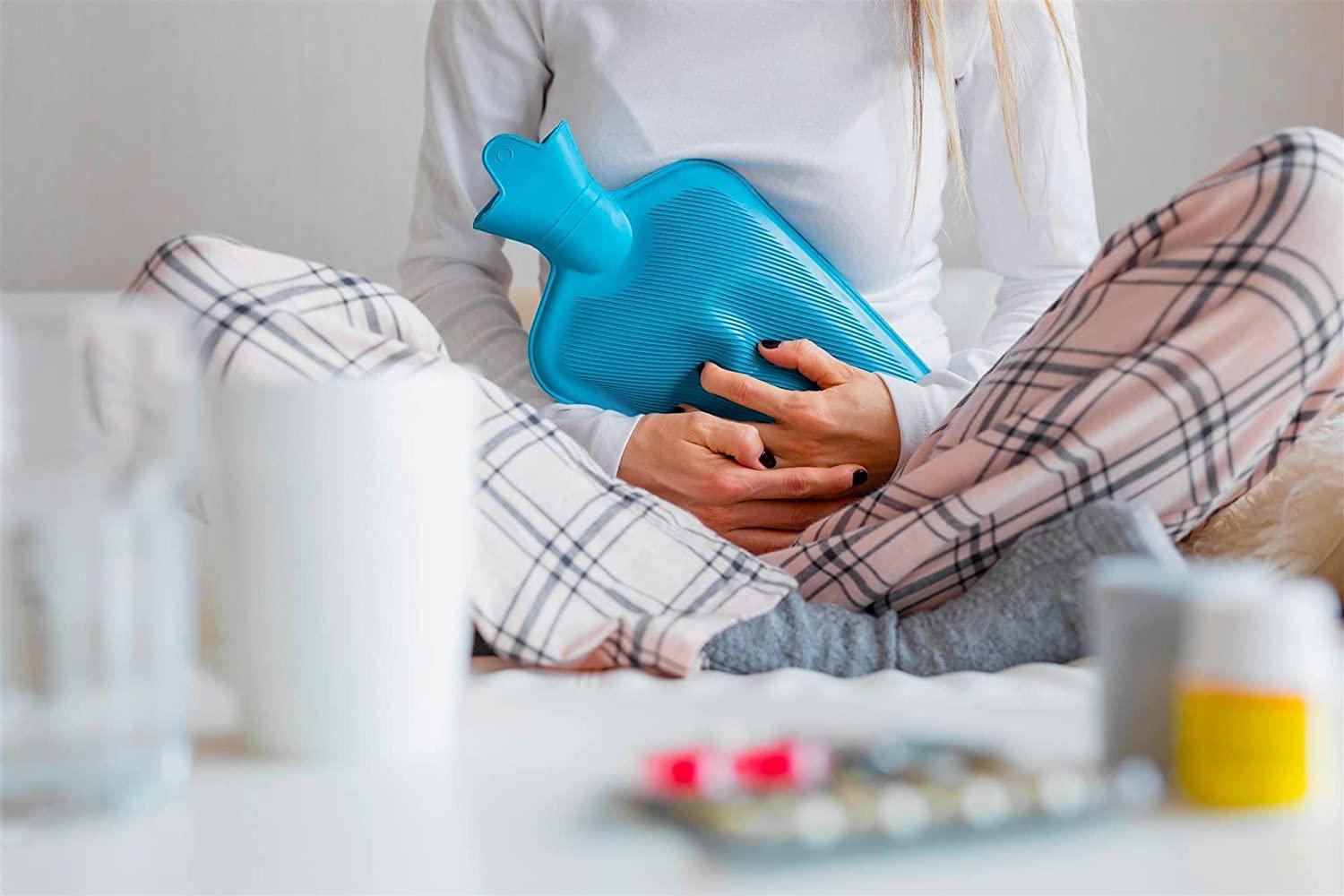 ScentRose ScentRose Hot Water Rubber Bottle bag for Pain Relief Therapy | Mini Hot Water Bag for Body ache/Stomach/Back pain (Multicolor) | Small