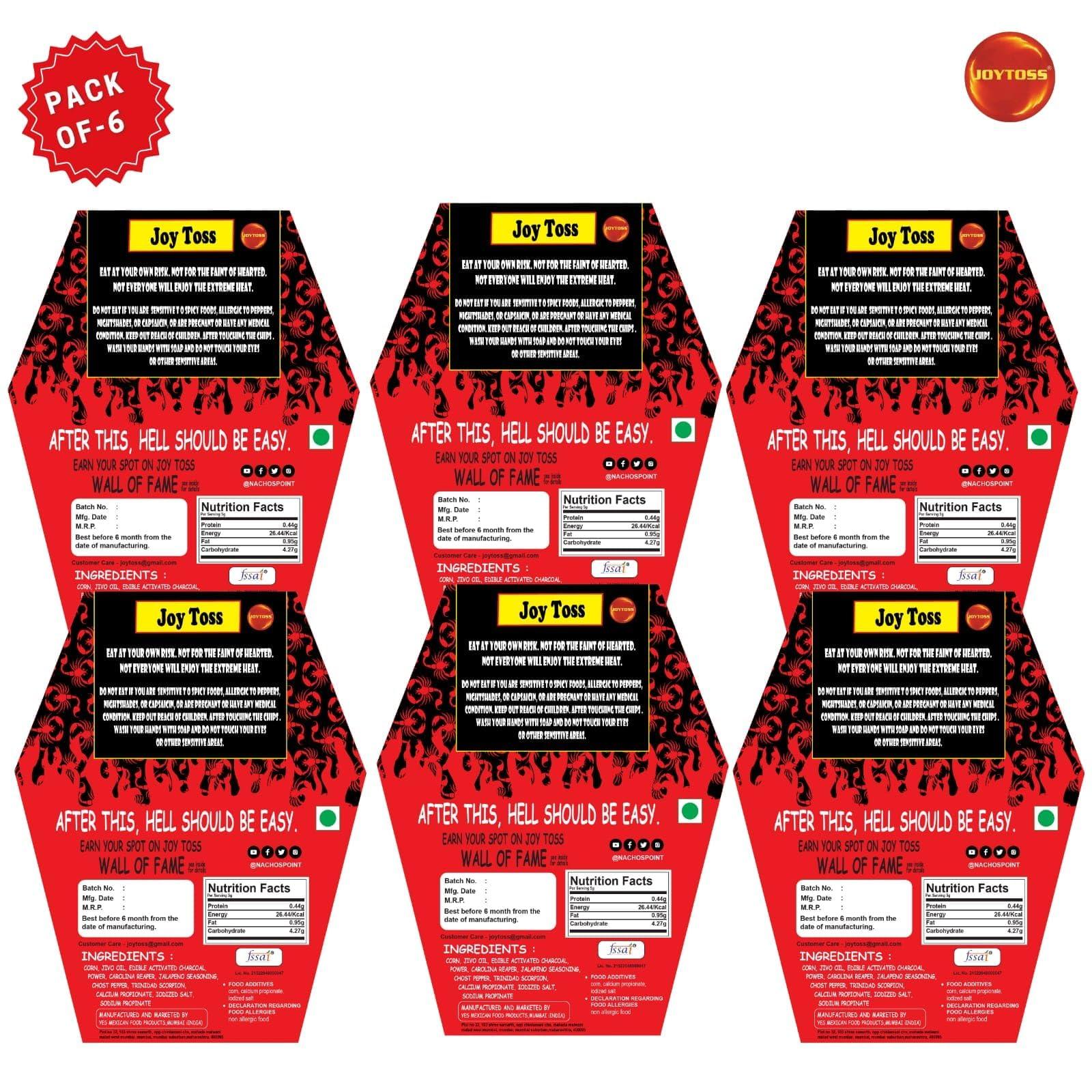 JOYTOSS JOYTOSS One Pcs Chips Challenge (Pack of 6)