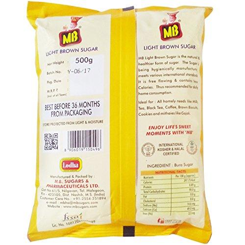 MB MB Brown Sugar (Bura Sugar) - Light, 500g Pouch