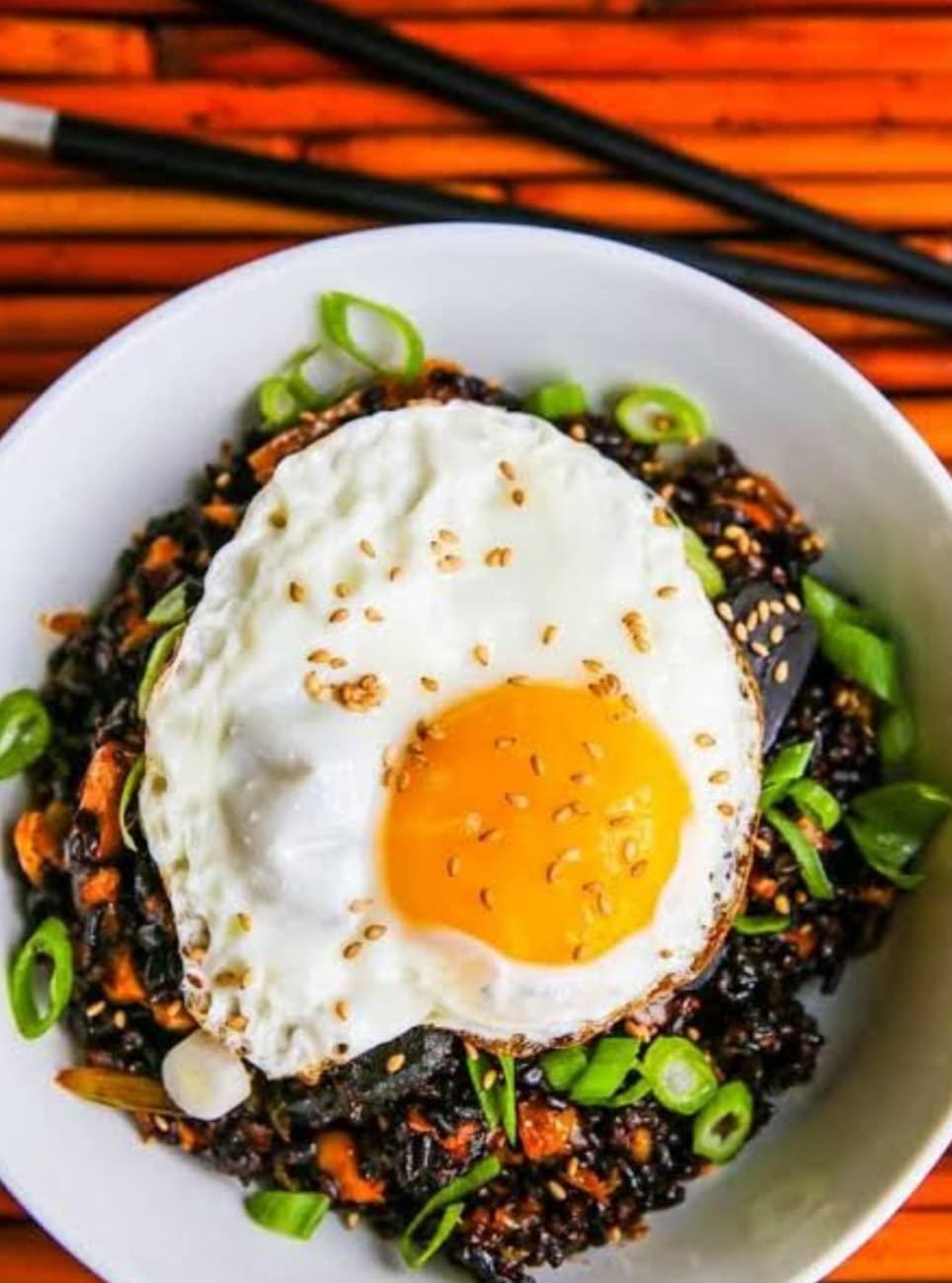 VAMSY ORGANICS VAMSY ORGANICS Nature grow Traditional Black Rice(4KG) Karupu Kavuni Rice | Forbidden Rice | Low GI | Kavuni Rice | Kowni Rice | Karuppu Kavuni Rice | Traditional Kavuni Rice. (4)