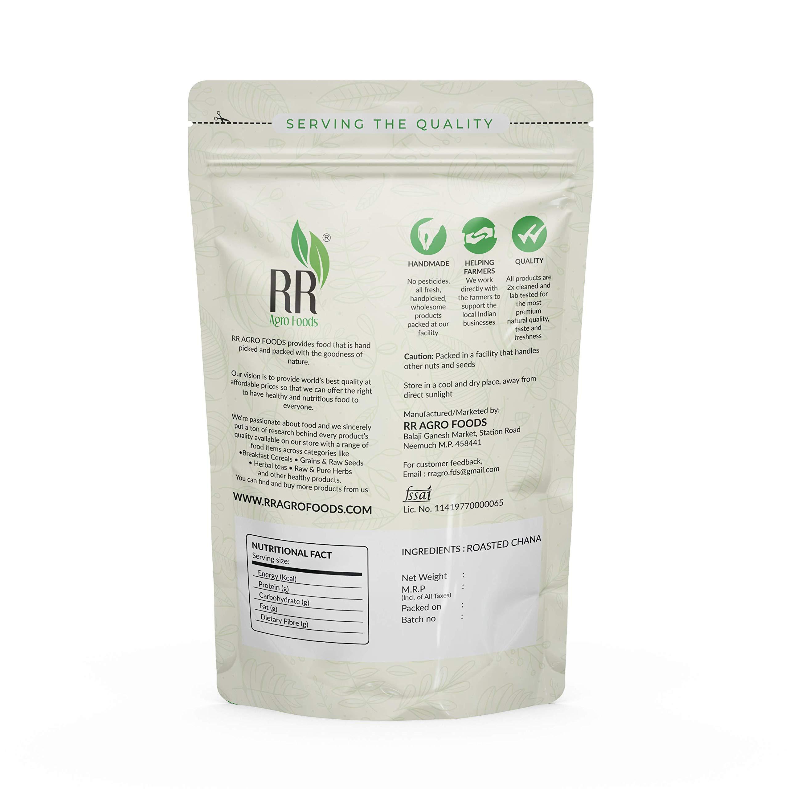 R R AGRO FOODS RR Agro Foods Roasted Chana 5 KG | Super Saver Pack | Premium Hand Sorted Bhuna Chana | High Protein Diet | Lightly Salted Pack of 1