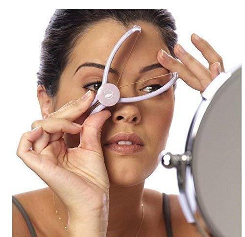 JRT JRT Slique Eyebrow Face and Body Hair Threading and Removal System Tweezers for Women (Multicolour)