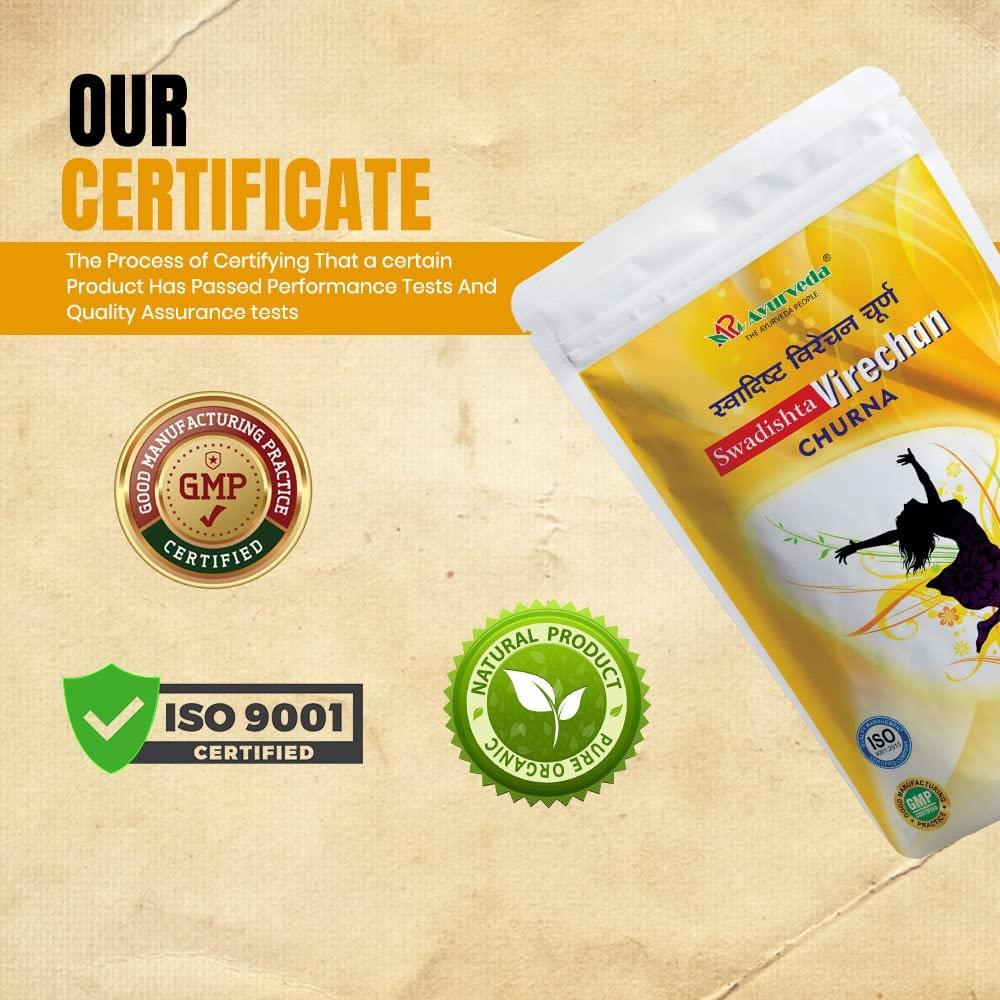 A R Ayurveda A R Ayurveda Swadishta Virechan Churna Ayurvedic Formula to Stimulate Bowel Movements