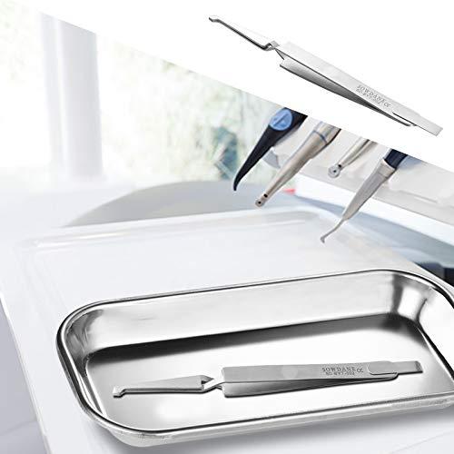 HEALLILY Orthodontic Bracket Placer Bracket Self Holder Tweezer Orthodontic Instrument