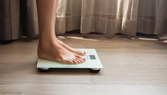 HomeFast HomeFast Digital Body Weight Bathroom Scale, Bathroom Scale, Body Weight Scale Digital Glass LCD Display Scale For Measures Weight up to 180KG