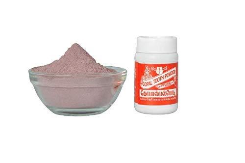 GOPAL Gopal Tooth Powder Natural Dental Cleanser treating Gum Bleeding, Bad Smell and Brushing Teeth - 50gm - Pack of 10