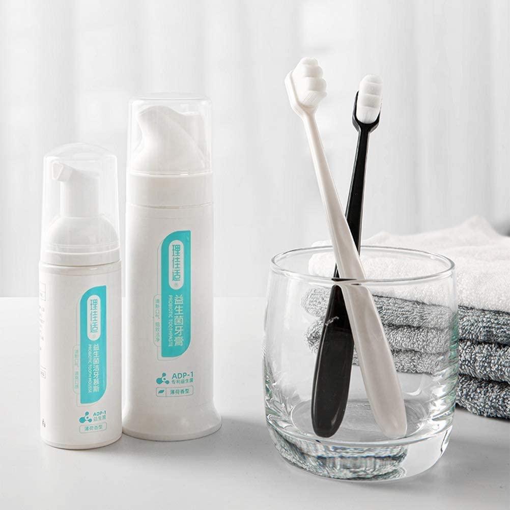 Mahadaha MGI Ultra Soft Kids Ultra Soft Toothbrush, Extra Soft Toothbrushes with Small Heads Bristles with Soft Tongue Cleaner for Toddler and Upwards (Pack Of 2 Multicolor)