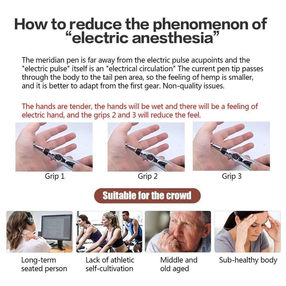 Generic Generic Electric Acupuncture Therapy Pain Relief Acupuncture Pen, Energy Massage, Pulsating Therapeutic Pen