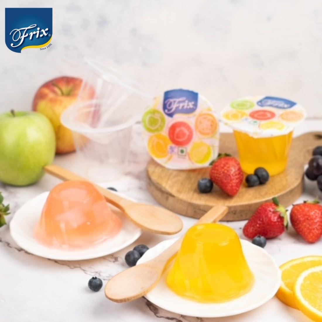 Esnext Frix Lychee Jelly & 3 Cup Nata de Coco Fruit Jelly (Pack of 4)