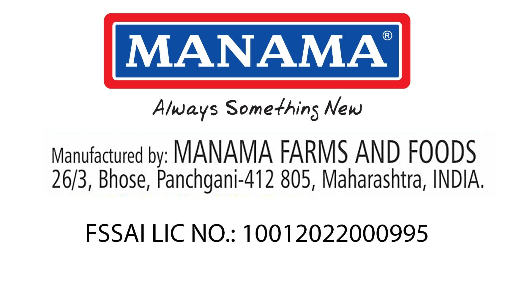 Manama Manama Butterscotch Crush | Topping for Ice Creams, Cakes, Pastries and Shakes, 500ML Bottle