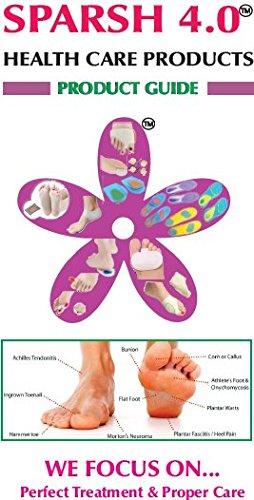 SPARSH 4.0 'SPARSH 4.0' Medical Grade Silicone Gel Shoe Insoles,Cut-to-Fit, for Size 35-38/4-6.