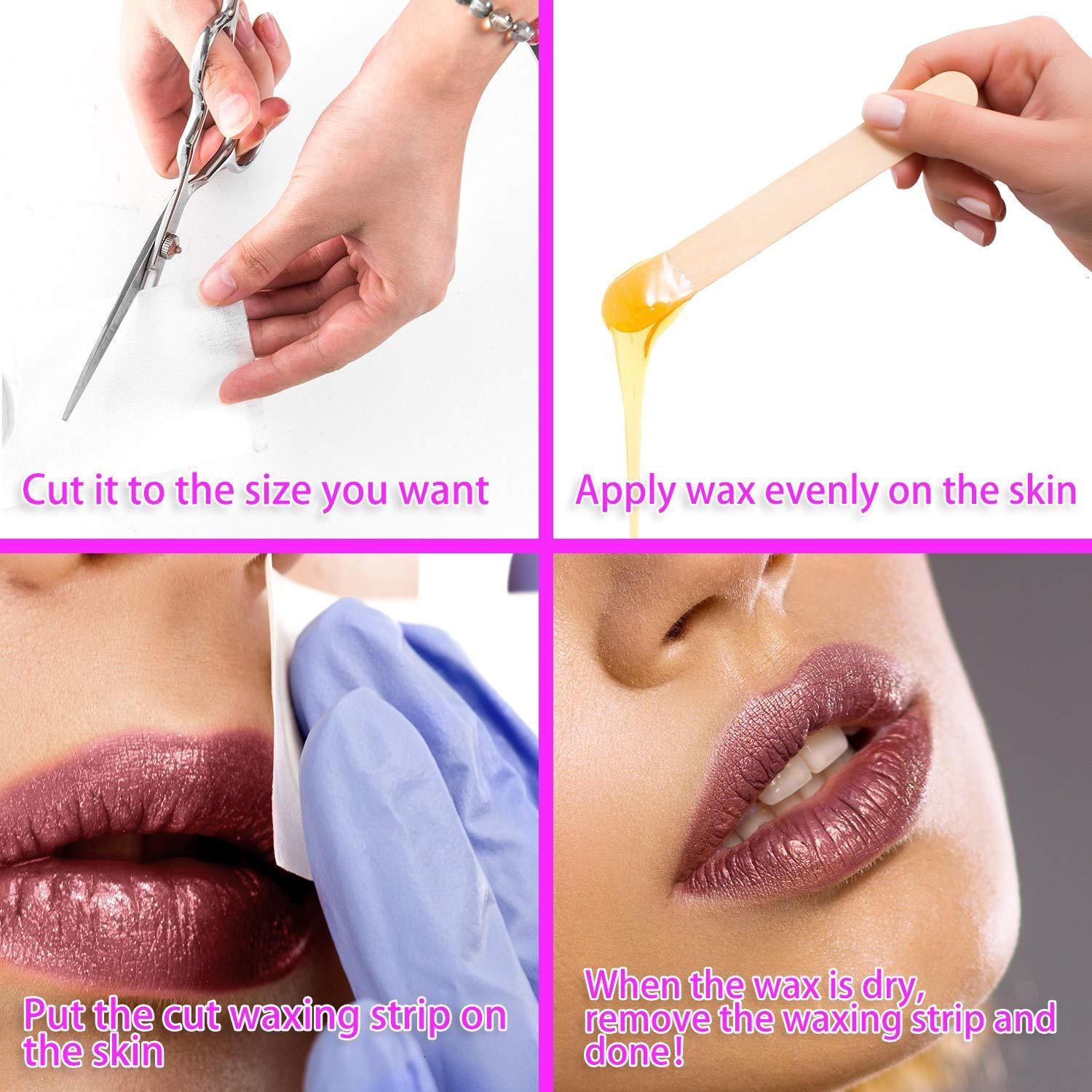 Vumdua Vumdua Non-Woven Wax Strip Roll for Body, Facial, Leg Hair Removal (3\" X 100Yd)