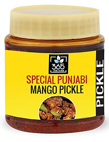 365 STORE TO DOOR 365 STORE TO DOOR Punjabi Mango Pickle, 500g | Masaledar Aam Ka Achaar | Homemade Taste & Pure Natural Healthy Ingredients | Traditional Punjabi Flavor | Ready to Eat