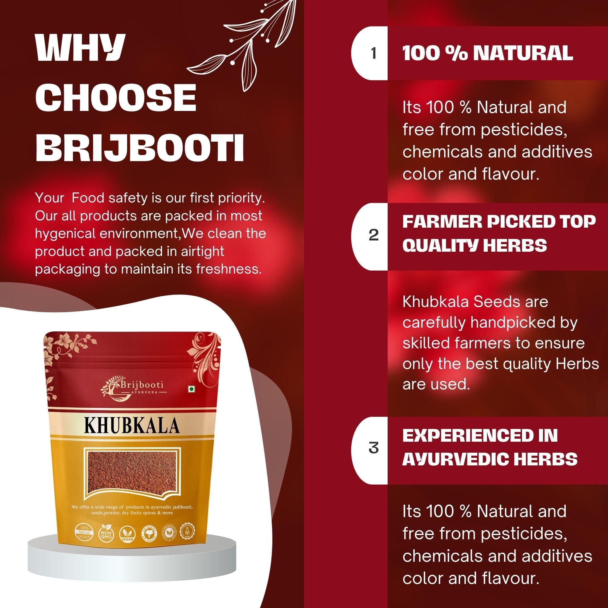 BrijBooti Birju Mahavir Khubkala Seeds 200 GR - Khoobkala - Sisymbrium Irio - Hedge Mustard Seeds