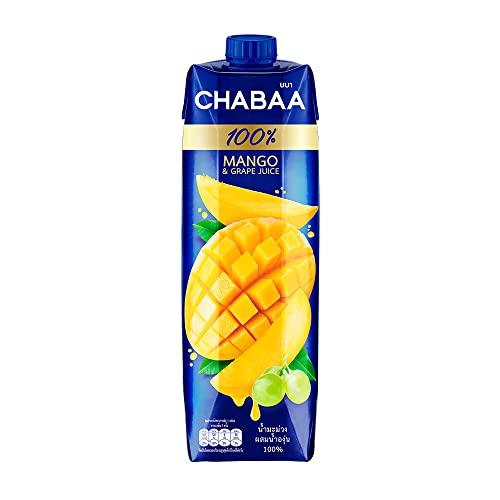 Chabaa Chabaa 100% Mango & Grape Juice, 33.81 fl oz / 1000 ml