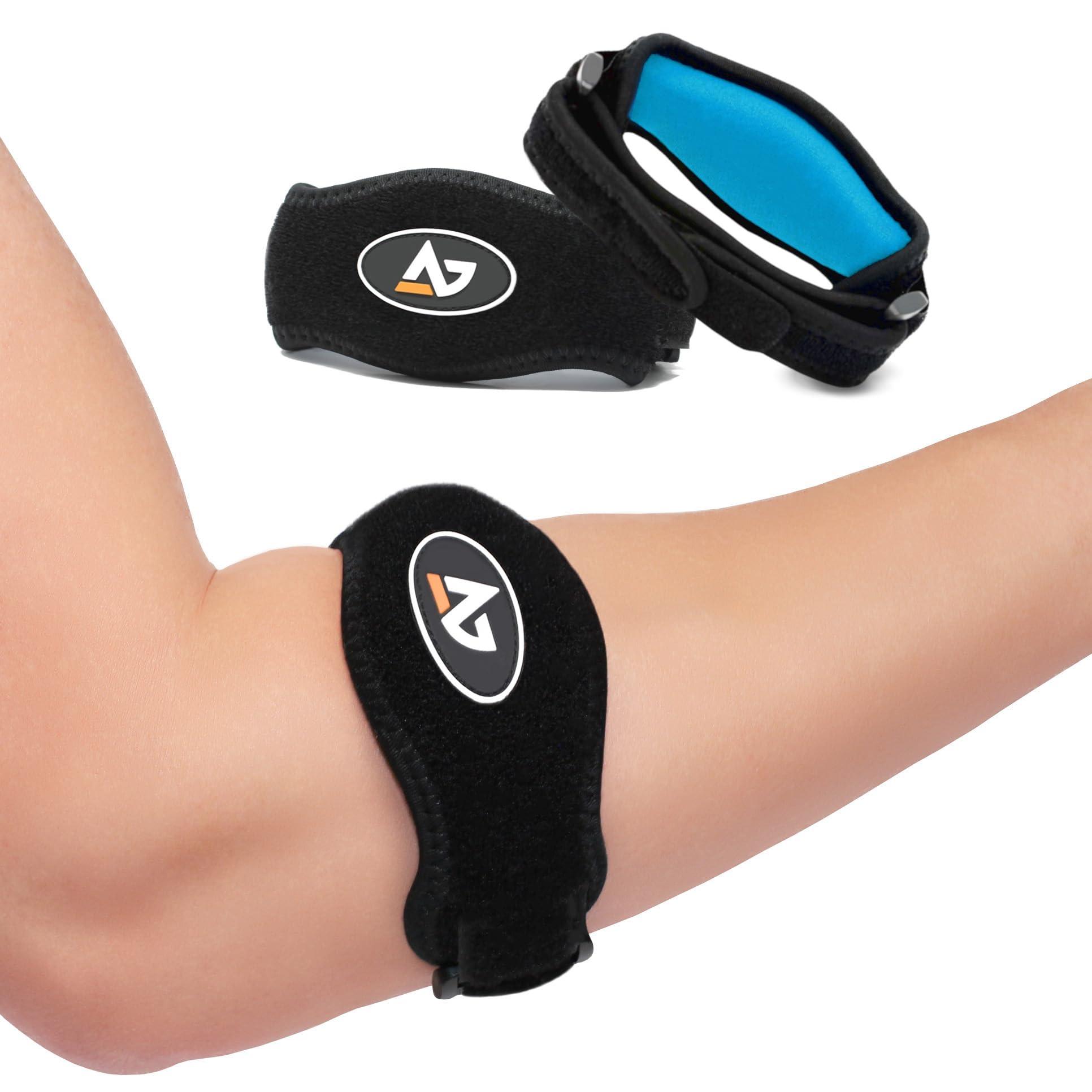AetherGear AetherGear Tennis Elbow Brace for Tendonitis, Forearm Brace Support Band with Compression Pad and Elbow Strap Wrap for Golfers and Tennis Elbow and Bursitis Elbow Brace for Women and Men