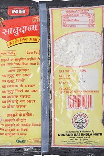 Nonandrai Nonandrai Sabudana, 500 g