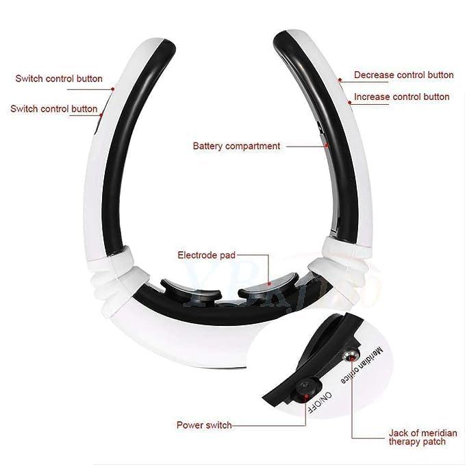 ESHOPSKART STORE Electric Neck massager KL-5830 Portable Neck Massager With Infrared Heat and Health Neck Care (811-3) 14x15x04CM