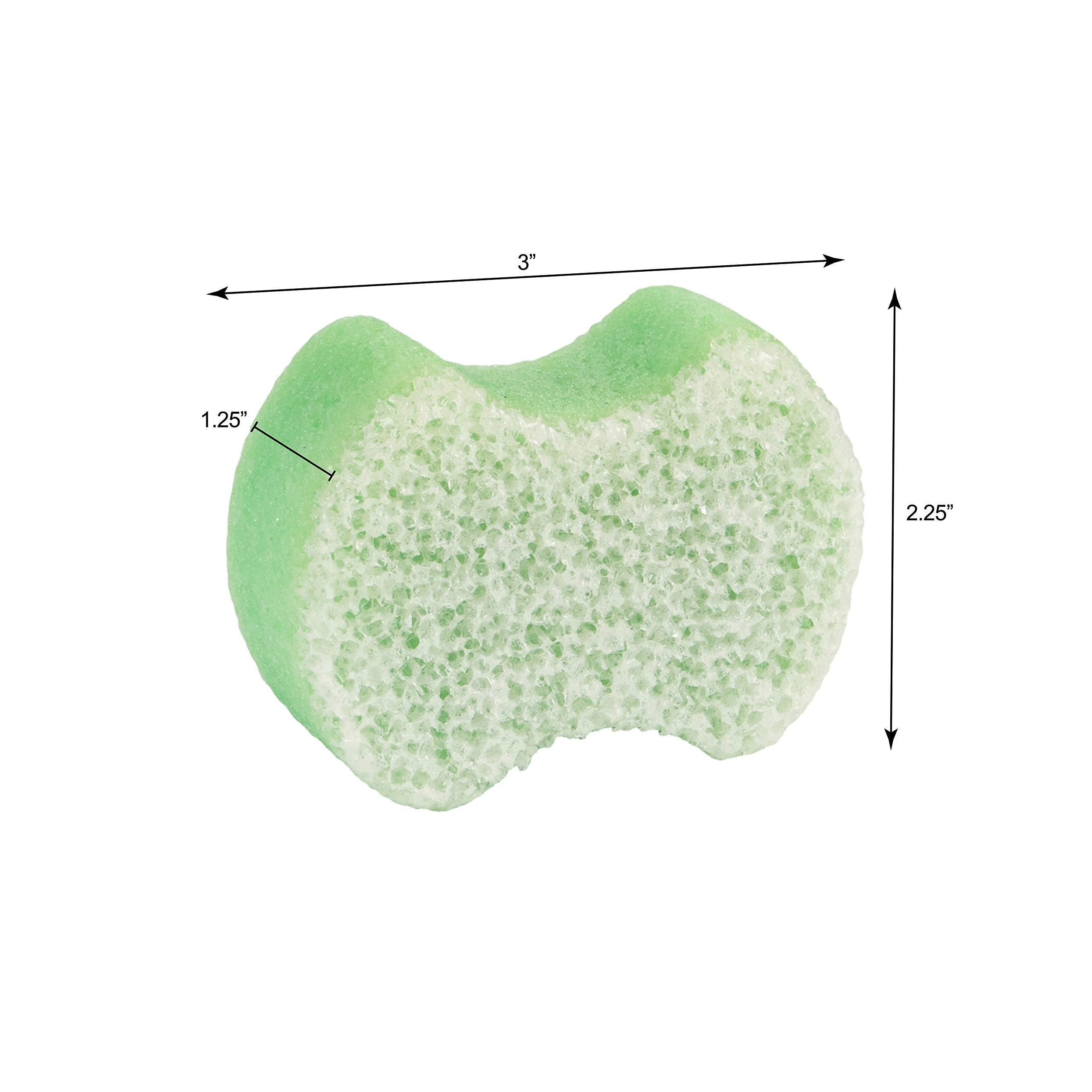 Spongeables Spongeables Pedi Scrub Foot Buffer 20+, Citron Eucalyptus Aromatherapy, 2-Ounce (Pack of 3)