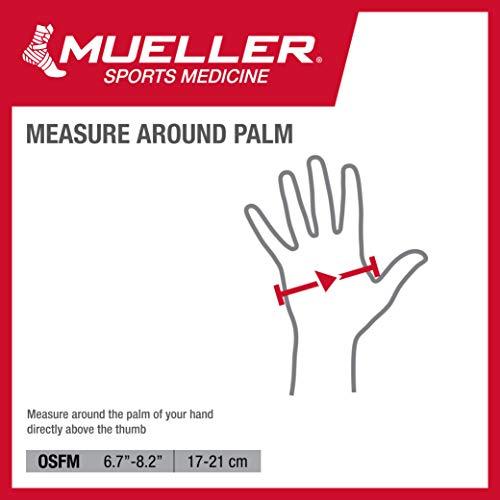 MUELLER Mueller Reversible Compression Glove with Thermo Reactive Technology, OSFM, Black